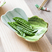Vegetable Shape Snacks & Sauce Dishes
