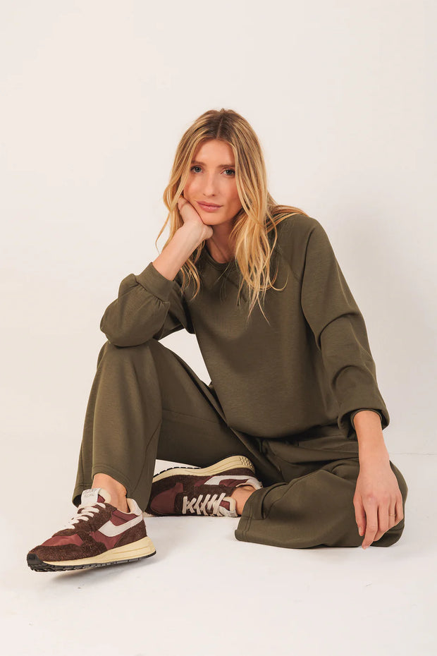 Indi & Cold Brown Adjustable Sweatshirt
