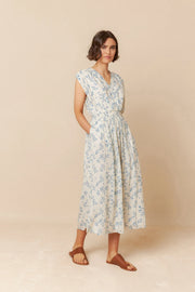 Indi & Cold Crossover Cotton Woven Dress