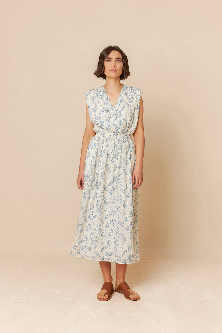 Indi & Cold Crossover Cotton Woven Dress