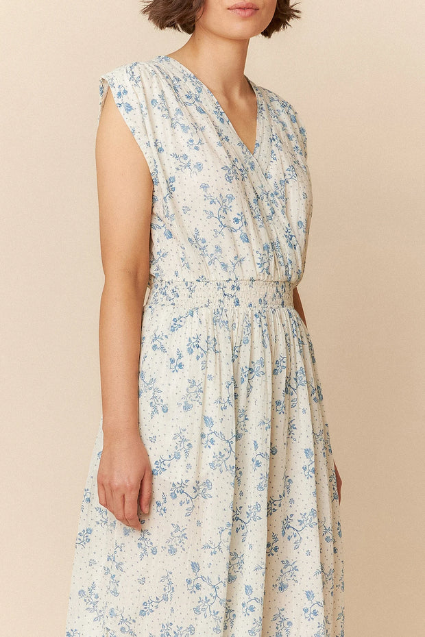 Indi & Cold Crossover Cotton Woven Dress