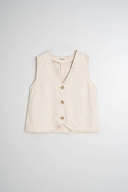 Indi & Cold Pinstripe Twill Waistcoat