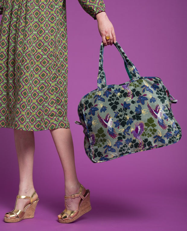 Les Touristes Poppins Weekend Bag - Ancolie Green