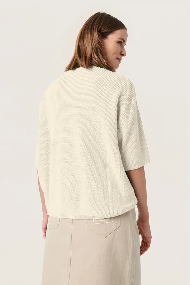 Soaked in Luxury Tuesday Pullover - Whisper White