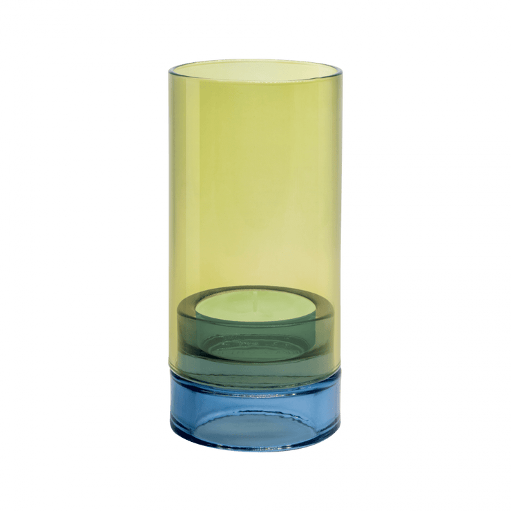 Remember Glass Lantern Lys - Lime