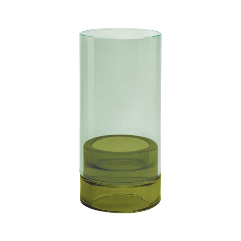 Remember Glass Lantern Lys - Olive