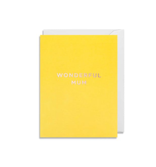 Mini Wonderful Mum Card