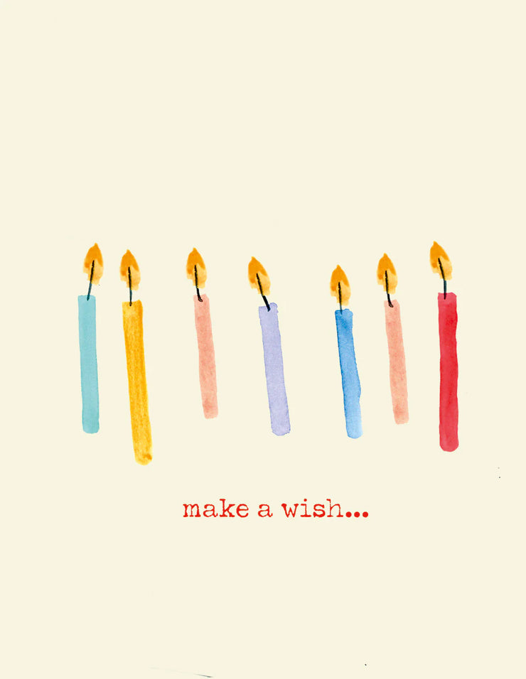 Poet & Painter Mini Card - Make A Wish