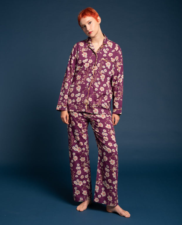 Les Touristes Cotton Pyjamas - Blossom Fig