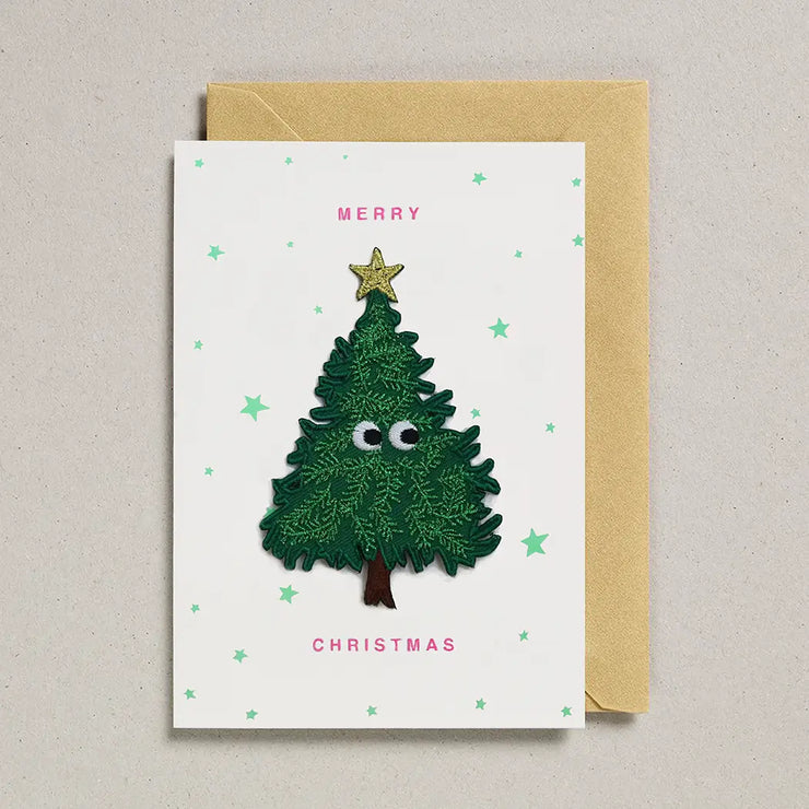 Petra Boase Christmas Patch Card - Tree