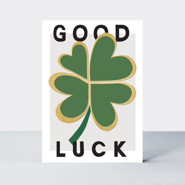 Clover Good Luck Card