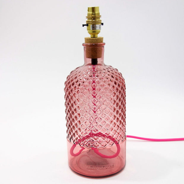 Diamond Glass Bottle Lamps