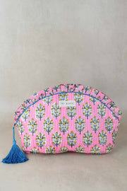 My Doris Large Frill Block Print Washbags