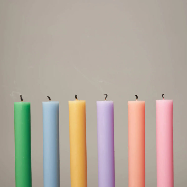 Coloured True Grace Dinner Candles