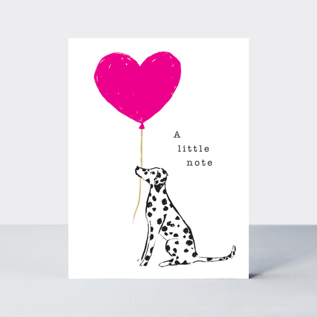 10 Mini Notecards - A Little Note Dalmatian