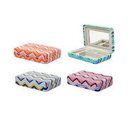 Portable Striped Jewellery Cases
