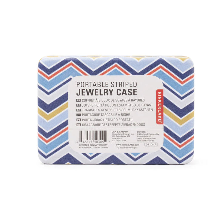 Portable Jewellery Cases - Striped