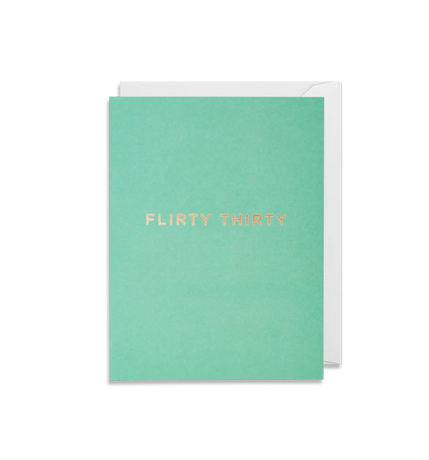 Mini Flirty Thirty Card