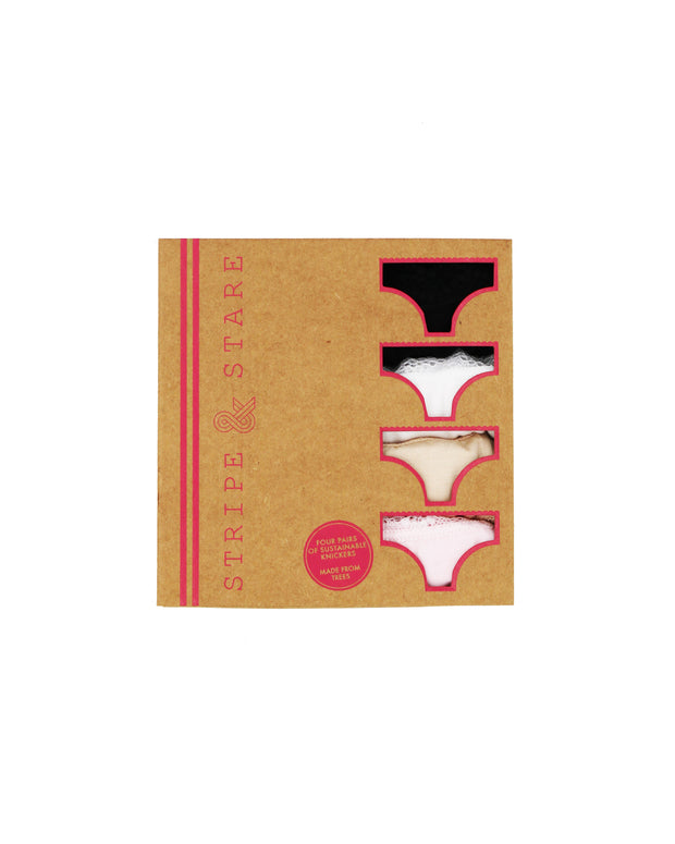 Stripe & Stare Box of Knickers - Essentials