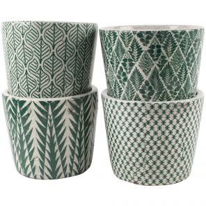Dutch Plant Pots in Assorted Designs - Large